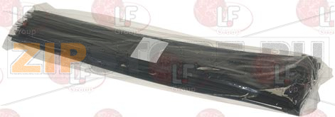 ЗАЖИМ ЧЕРНЫЙ 4.8X430 ММ - 100 ШТУК 