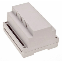 Корпус на DIN-рейку 107x89x66 мм, материал: ABS-V0, серый, 1 шт TRU Components TC-7910724