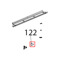 Guarnizione cerniere vetro int. Unox XBC 905
