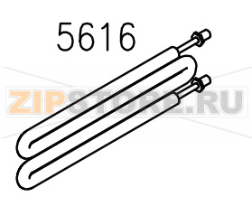 Resistenza 230V 2300W in Aria Aristarco TR 1650                Resistenza 230V 2300W in Aria Aristarco TR 1650Запчасть на сборочном чертеже под номером: 5616Название запчасти Aristarco на итальянском языке: Resistenza 230V 2300W in Aria Aristarco TR 1650