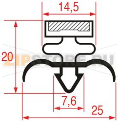 УПЛОТНИТЕЛЬ ВСТАВНОЙ 545Х495 ММ 