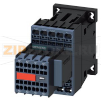 КОНТАКТОР, 3 ПОЛ., AC-3, 3КВТ/400V, 2NO+2NC, AC 110V 50HZ 120V 60HZ, W. PLUGGED-ON ВАРИСТОР 3POLE, SZ. S00 ПРУЖИННЫЕ КЛЕММЫ Siemens 3RT2015-2CK64-3MA0