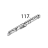 Cutter paper guide (lower) Sato CT412LX DT