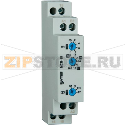 Реле времени 230 В/AC, 0.05 с-100 ч, 1 шт Entes MCB-15 