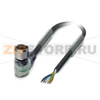 Кабель для датчика / исполнительного элемента Phoenix Contact SAC-5P-M12FR3L/ 8-PUR/M12FR3LVW