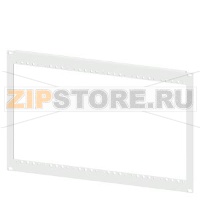 SIVACON, frame for installation of test switches 19", 7 HU, RAL7035 Siemens 8MF1000-2AB30