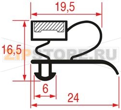 GUARNIZIONE AD INCASTRO 540x437 mm 
