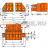 MCS MIDI Classic 1-conductor female plug; clamping collar; 2.5 mm?; Pin spacing 5.08 mm; 10-pole; 2,50 mm?; orange Wago 231-310/031-000 - MCS MIDI Classic 1-conductor female plug; clamping collar; 2.5 mm?; Pin spacing 5.08 mm; 10-pole; 2,50 mm?; orange Wago 231-310/031-000