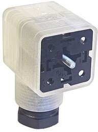 Разъем питания прямоугольный 24 В, DIN 43650A, 2P+E Hirschmann GDML 2011 LED 24 