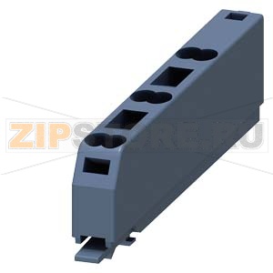 Съемная клеммная колодка, 3-полюсн., втычные клеммники макс. 2 x 1,5 мм2 для устройств SIRIUS в промышленном корпусе для установки на DIN-рейку Siemens 3ZY1131-2BA00 