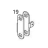 Tension bracket Sato DR308e