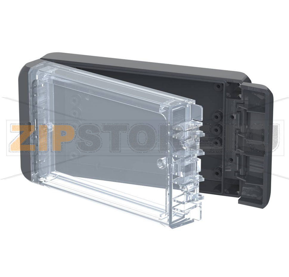 Корпус, 151x80x40 мм, поликарбонат UL 94 V0, прозрачная крышка Bopla B 140804 PC-V0-G 7024 