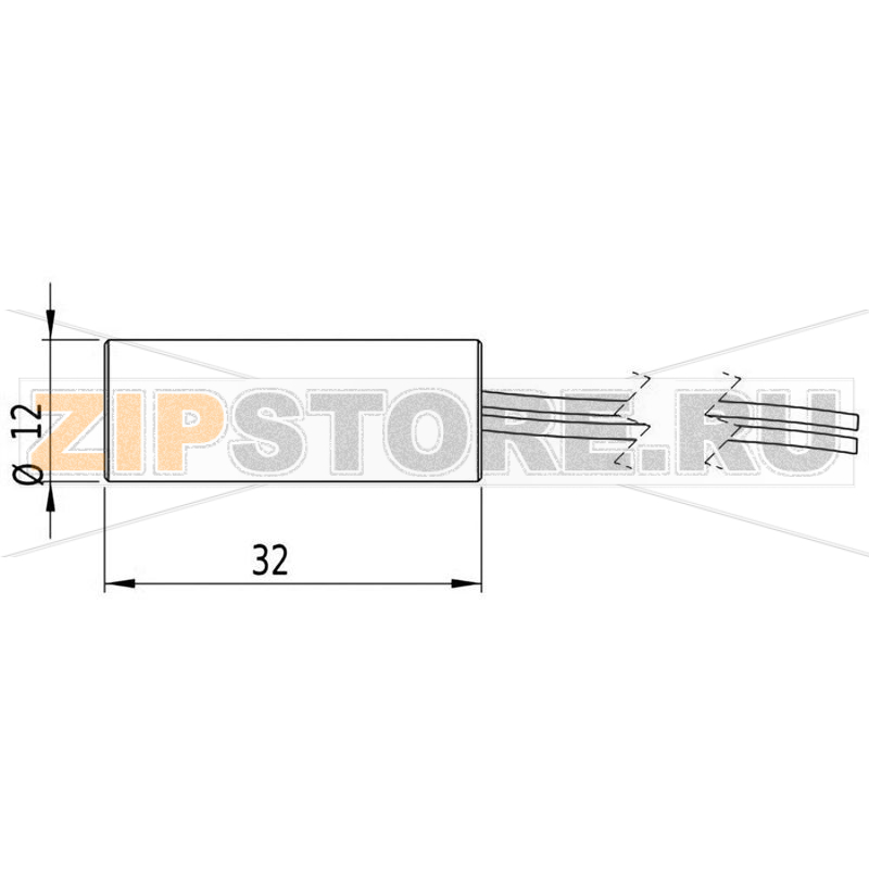 Модуль лазерный, красный, 4 МВт Picotronic LH635-4-3(12x32) 