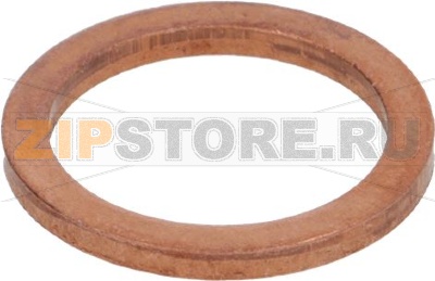 FLAT GASKET COPPER 3/8 ø 22x17x2 mm 