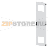 SIVACON, door, right, with cutout for filter fan, with ventilation openings H: 2200 mm, W: 500 mm, RAL 7035, Protection class 1 Siemens 8MF1250-2UT14-3BA2