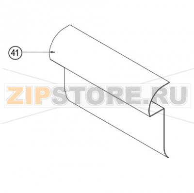 Скоба смотчика Datamax W-8306 Скоба смотчика Datamax W-8306Запчасть на сборочном чертеже под номером: 41Количество запчастей в комплекте: 1Название запчасти Datamax на английском языке: Bracket, Rewind  