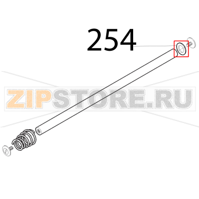 Ranella c/dentata Sirman Mirra 300 Ranella c/dentata Sirman Mirra 300Запчасть на деталировке под номером: 254