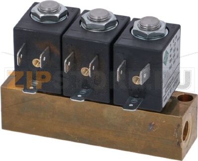 БЛОК ИЗ ТРЕХ ЭЛЕКТРОМАГНИТНЫХ КЛАПАНОВ ODE Ø 1/8&quot; 24В 