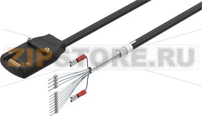 Кабель электродвигателя 2.6 м Festo NEBM-SF1W31-EH-2.6-Q15N-LE14 