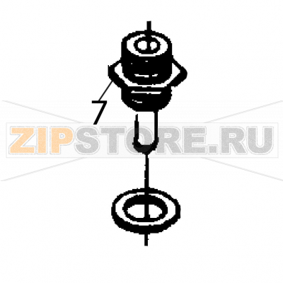 Wall insert for rinsing Fagor ECO-120 Wall insert for rinsing Fagor ECO-120Запчасть на деталировке под номером: 7Название запчасти Fagor на английском языке: Wall insert for rinsing ECO-120.