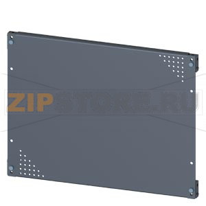 SIVACON, mounting plate, mounting with bracket, perforated, H: 400 mm, W: 600 mm, zinc-plated Siemens 8MF1460-2AM12-0 
