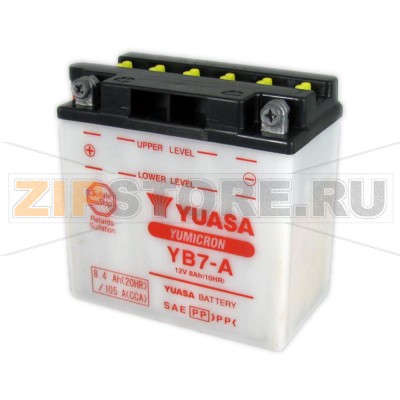 YUASA YB7-A Мото аккумулятор Yuasa YB7-A Напряжение АКБ: 12VЕмкость АКБ: 7Ah