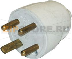 20A 3-POLE ELECTRICAL SOCKET + GROUND 