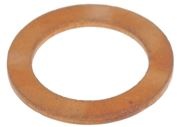ПЛОСКАЯ МЕДНАЯ ПРОКЛАДКА Ø 15X10X1 ММ