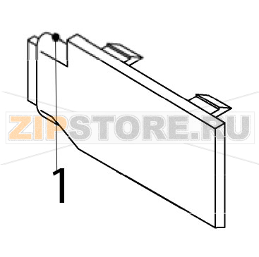 Switch box cover Hoshizaki IM-65NE-25 Switch box cover Hoshizaki IM-65NE-25Запчасть на деталировке под номером: 1