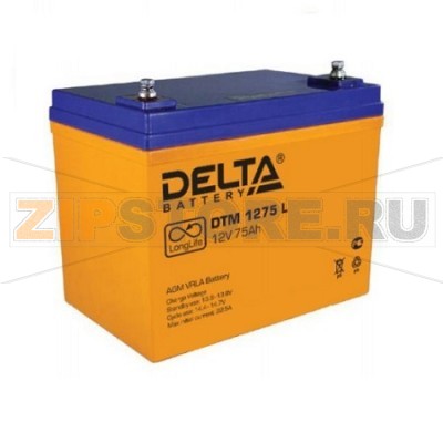 Delta DTM 1275 L Аккумулятор с увеличенным сроком службы Delta DTM 1275 L (характеристики): Напряжение - 12 В; Емкость - 75 Ач; Габариты: 258 мм x 166 мм x 215 мм, Вес: 24 кгТехнология аккумулятора: AGM VRLA Battery