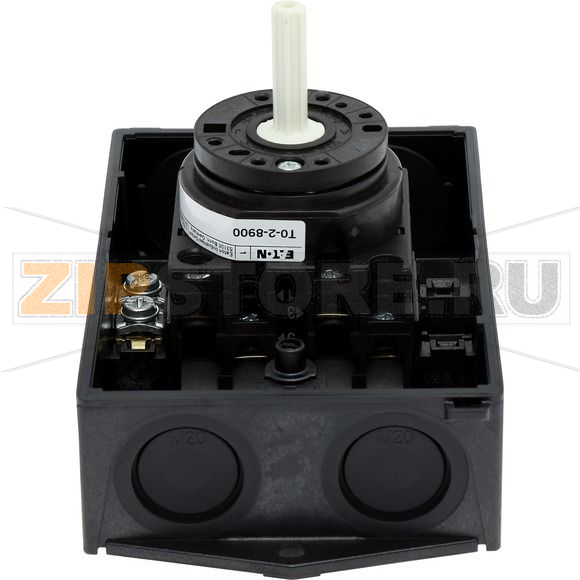 Выключатели главные, T0, 20 A, 2 модуля, 3-полюсн. + N Eaton T0-2-8900/I1/SVB 