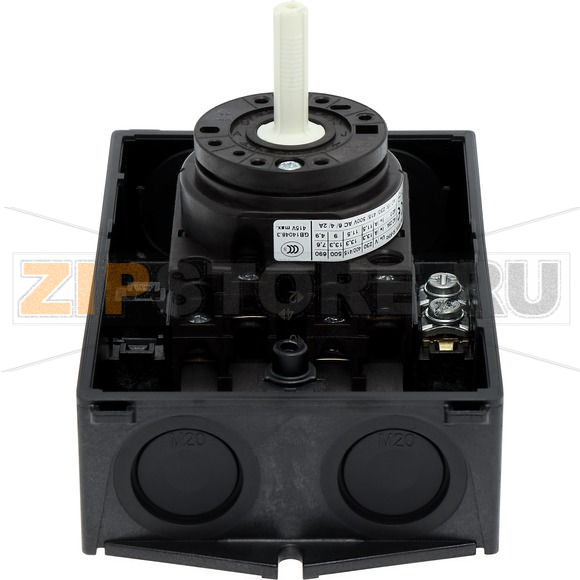 Выключатели главные, T0, 20 A, 2 модуля, 3-полюсн. + N Eaton T0-2-8900/I1/SVB 