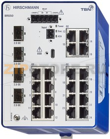 Коммутатор управляемый, 24 порта Hirschmann BRS50-00242Q2Q-STCY99HHSESXX.X.XX 