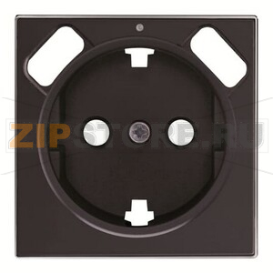 Накладка для розетки с 2хUSB ЗУ, чёрный бархат ABB 2CLA858830A1501 