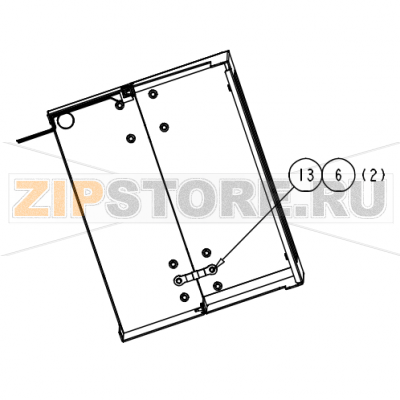 Заземляющий провод крышки принтера Datamax A-6310 LH Заземляющий провод крышки принтера Datamax A-6310 LHЗапчасть на сборочном чертеже под номером: 13Название запчасти Datamax на английском языке: GROUND CABLE A-CLASS COVER