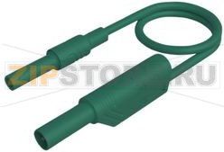 Провод тестовый 0.25 м, зеленый Hirschmann MAL S WS-B 25/2,5 GREEN 