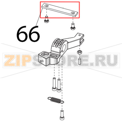 Piastrina mov. zincata Sirman Palladio 350 Automec Piastrina mov. zincata Sirman Palladio 350 AutomecЗапчасть на деталировке под номером: 66