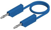 Провод тестовый 0.25 м, синий Hirschmann MLN 25/1 BLUE