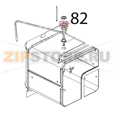 Rondella piana 50x28x4 inox Unox XV 203G Rondella piana 50x28x4 inox Unox XV 203GЗапчасть на деталировке под номером: 82