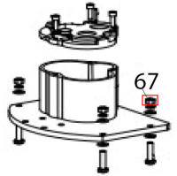 Hex nut Hurakan HKN-20SN2V