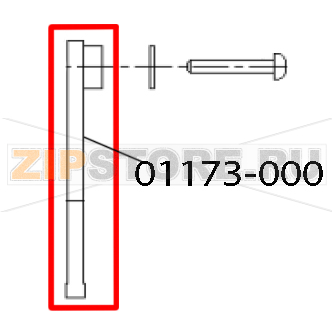 Cutter actuator arm Zebra TTP 1030 Cutter actuator arm Zebra TTP 1030Запчасть на деталировке под номером: 01173&dash;000