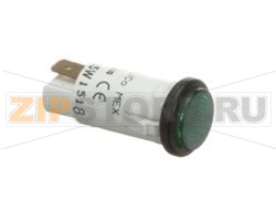 PILOT LT GREEN 250V .140 GRIP 