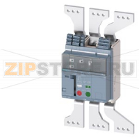 fixed-mounted molded case circuit breaker frame 1600; with RTC and 4AUX trip alarm switch S24; Icu "C" Icu=110kA @ 415V, 3-pole ETU320, LI, In=1600A rotary coding switch Ir=640...1600A Ii=1.5...15 x In N conductor protec. adjustable opt. w. ext. CT; up to