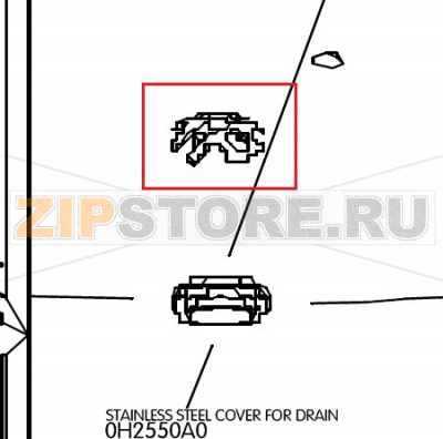 Stainless steel cover for drain Unox XVC 704 Stainless steel cover for drain Unox XVC 704Запчасть на деталировке под номером: 9Название запчасти на английском языке: Stainless steel cover for drain Unox XVC 704