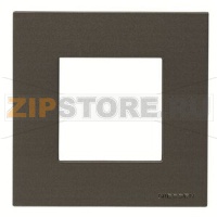 Рамка одноместная, двухмодульная, антрацитовая ABB 2CLA227110N1801