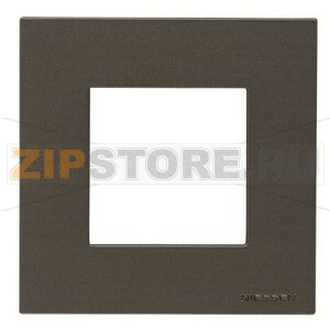 Рамка одноместная, двухмодульная, антрацитовая ABB 2CLA227110N1801 