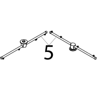 Girante risciacquo inferiore per cesto 50 Teikos TS603