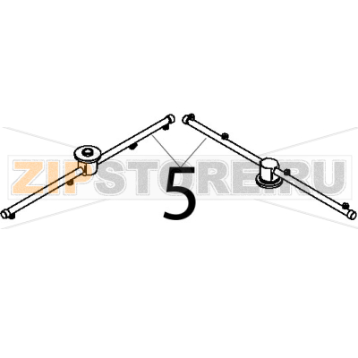 Girante risciacquo inferiore per cesto 50 Teikos TS603 Girante risciacquo inferiore per cesto 50 Teikos TS603Запчасть на деталировке под номером: 5