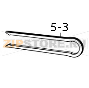 Liner securing clip TSC MB340 Liner securing clip TSC MB340Запчасть на деталировке под номером: 5-3