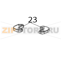 Media holder base-3, MOQ 5 pcs TSC TDP-324W Media holder base-3, MOQ 5 pcs TSC TDP-324WЗапчасть на деталировке под номером: 23
